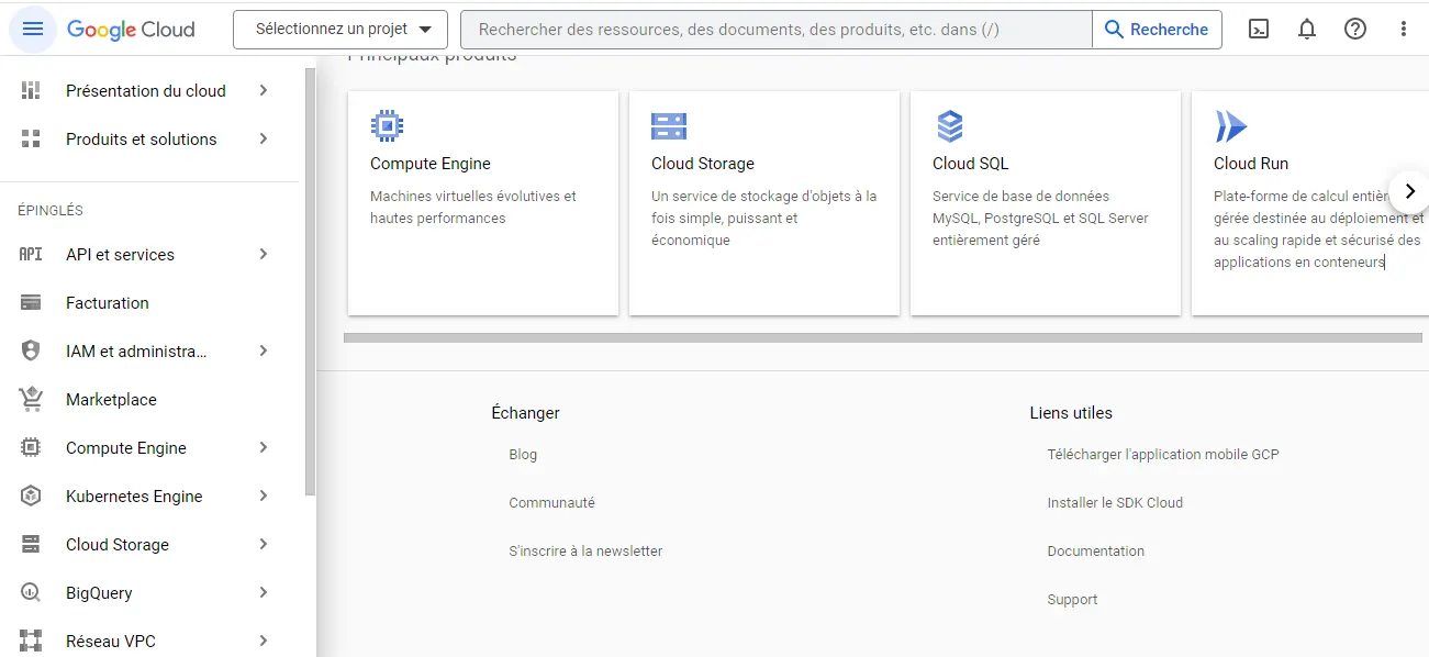 Plateforme Google Cloud